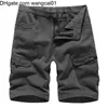 wangcai01 Men's Shorts For 2023 Summer New Mens Casual Trouers Beach Green Camouflage Shorts Military Cargo Work Man Short Pants OverSize 29-40 0314H23