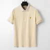 Polos męski Slim Fit Cotton Golf Polo Shirts Designer luksus haft 2023 Wiosna letnie oddychające topy wilgoci dla mężczyzn M-3XL #111