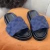 Zapatillas de mujer Piscina Almohada Zapatilla Sandalias planas para hombre Correa de nylon hacia abajo Mulas cómodas Sandalias de plataforma de goma acolchada al atardecer Sandalias de cuero con caja