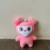 Porte-clés en peluche dessin animé Animal deux fois Momo poupée porte-clés pendentif porte-clés en peluche