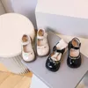 First Walkers DIMI Spring/Summer Baby Girl Shoes Microfiber Leather Princess Shoes Fashion Soft Flat Flower Infant Toddler Shoes 230314