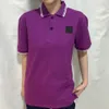 Мужские футболки Tshirts Topstonessy Polos T Рубашки вышивая летняя воротника Fashin Polo Stone Shirt Shirt Slim Fit Free111 3 i61i