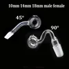 30mm Big Ball Glass Oil Burner Pipe Transparent Clear Tobacco Bent Oil Bowl Hookah Adapter Thick Bong Pipes 10mm 14mm 18mm Male Female 45 90 Degree Cheapest