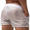 Herrbadkläder sommar badkläder män shorts baddräkter badstammar boxare man andas in trosor surf brädet sunga baddräkter maillot de bain strand l230314