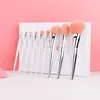 Live Beauty Makeup Brushes 9st Set Synthets Angled Powder Eyeshadow Concealer Brow Cosmetics Tool