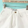 Kvinnors shorts sommar retro kvinnor hög midja varumärke designer casual elasticitet jeans damer plus storlek smal denim