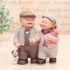 Decorative Objects Figurines Grandparents Model Ornament Creative Sweety Lovers Couple Ornaments Modern Home Decoration Living Room For Gift ZM904 230314