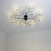 Ceiling Lights Modern LED Lamp Chandelier Lighting Nordic Wrought Iron Branches Loft Living Room Decoration Fixtures