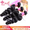 Loose Wave Brazilian Virgin Human Raw Hair Extensions Natural Color Tangle Free 100% Unprocessed Human Hair Weaving Queen Hair Official Store