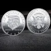 Trump 2024 pièce commémorative artisanat sauver l'Amérique à nouveau insigne en métal or et argent