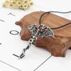 Vintage Punk Dragon Sword Pendant Neckalce Men Cross Skull Wings Pendant Necklace Cool Hip Hop Men Jewelry Charm Accessory Collar Wholesale Price