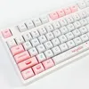 Макарон милые клавиши xda profile pbt dye-sub pink 135 cap-cap для переключателей MX Механическая игрова