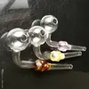 Smoking Pipes Skull bone long curved pot luck ,Wholesale Bongs Oil Burner Pipes Water Pipes Glass