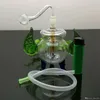 Smoking Pipes Hot-selling color tripod glass cigarette kettle in Europe and America Great Pyrex Glass