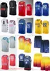 Aangepaste NCAA 2018-2023 All-Star bedrukte basketbaltruien met 6 patch wit geel zwart rood blauw oranje jerseys.Stuur een nummer en naam op de bestelling.