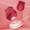 Vibratori Clitoride Stimolazione del clitoride Silicone Negozio del sesso per adulti Sexy Forma di fiore rosa Succhiare Vibrazione giocattolo Vibratore Ventosa per donna Donna 230404