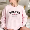 Womens Hoodies Sweatshirts Yelena Belova Est 1989 Sweatshirt Superhero Crewneck Women Streetwear Top Long Sleeve Pullover Female Hoodie 230314