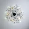 Ceiling Lights Modern LED Lamp Chandelier Lighting Nordic Wrought Iron Branches Loft Living Room Decoration Fixtures