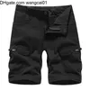 wangcai01 Men's Shorts For 2023 Summer New Mens Casual Trouers Beach Green Camouflage Shorts Military Cargo Work Man Short Pants OverSize 29-40 0314H23