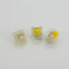 KTT Switch Milky Yellow Switches Линейные 3PIN Совместимые с механической клавишной игрой RGB SMD Cherry DIY Custom с переключателями MX