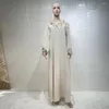 Vêtements ethniques turquie Islam musulman Robe longue Abaya dubaï caftan grande taille robes pour femmes Robe Longue Femme Musulmane Vestidos Ropa