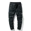 Mens Pants Spring Cotton Cargo Clothing Autumn Casual Fashion Elastic Waist Quality Pantalones Tipo Men 230314