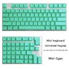 Novo PBT DIY Caps Caps Gaming Transparente MX CAPS CAPS PARA MINI LAYOUT DE ISO MECHA NA CANTECIDO 61/64/68/71/72/82/84/87 Chaves Gamer Gamer Gamer