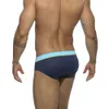 Męskie męskie małże puszki puszki Budzki plażowe w paski sportowe sportowe stroje kąpielowe Mężczyzna seksowne bikini o niskiej talii stroju kąpielowego Sunga Cool Surfing Biecid