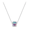 Pendant Necklaces Fashion Baroque Transparent Square Chain Necklace For Women Geometric Bohemian Jewelry Gift