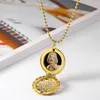 Kettingen Xuanhua Valentijnsdag Geschenk roestvrijstalen sieraden Boheems Po frame ketting accessoires Groothandel veel bulk