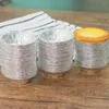 Bakvormen 100 stcs wegwerp aluminium folie taart pan ronde ei vorm cupcake cookie mal keuken gereedschap mini pot bakplaat