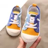 Primeiros caminhantes sapatos de lona bebê 1-6 anos tênis bebês tênis infantil sapatos de meninas girls boyers meninos tenentes tênis planos sapatos esportivos de bebê 21-30 230314
