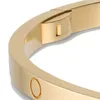 AAAA высококачественные модные золотые браслет дизайнерские браслеты любви