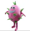Delizioso Dragon Fruit Mascot Costumes Personaggio dei cartoni animati Outfit Suit Xmas Outdoor Party Outfit Abbigliamento pubblicitario promozionale per adulti