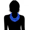 Bruiloft sieraden sets uddein Afrikaanse kralen sieraden sets multi -layer Nigeriaanse bruiloft Indiase sieraden sets luxe statement choker ketting sieraden 230313