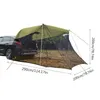 Car Sunshade 2023 Shelter Shade Camping Side Roof Top Tent Awning Waterproof UV Portable Automobile Rooftop Rain Canopy