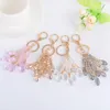 Keychains Cute Multiple Water Droplets Keychain Key Chain Ring Holder Bag Pendant Accessories Keyring
