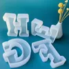 クラフトツールジュエリーペンダントアルファベットエポキシ樹脂型英字シリコーン型キーホルダー誕生日ホームデコレーションドロップ ShipCraft