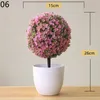 Decorative Flowers Simulation Artificial Plants Bonsai Small Tree Pot Fake Plant Potted Ornaments For Home Room Table Decoration El Garden