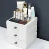 Boîtes de rangement organisateur de maquillage boîte de bureau conteneur pour cosmétiques bijoux papeterie bacs à tiroirs en plastique