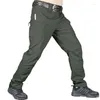 Męskie spodnie duże joggery spodnie dresowe męskie streetwear multi kieszenie