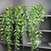 Decorative Flowers & Wreaths Simulation Plant Artificial Rattan Home Decoration Wall Hanging Climbing Green For Wedding Garden Party DecorDe