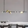 Lampy wisiorka nordycka sztuka oświetlenie za vintage lampa piękno salon Salon Kreatywny hanglamp metalowy wystrój domu długi światła
