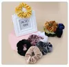 Клипы для волос Barrettes Velvet Bowknot Zipper Elastic Rands для женщин девочек с твердым цветом Scrolsies Holder Accehair Barretteshai