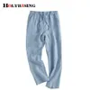 Mens Pants Elegant Cotton Linen Pants For Men Summer Leiusre Loose Drop Croch Pantalones Size 5xl Comfortable Jogger Straight NZ078 230313