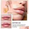 Lip plumper dag nacht 2 stks/set hydraterende zorg serum serum lippen lippen antidrying voedzame olie essentie drop levering gezondheid schoonheid dh1jb