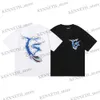 Men's T-Shirts Trapstar speedboat spray print round neck short sleeve youth casual sports cotton T-shirt T230314