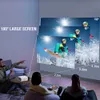 Projectors Foqucy GX100 1800LM LED Bluetoothomible WiFi WiFi Projector Projector for Miseldermon Electronics R230306