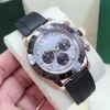 Orologio da uomo meccanico automatico di design di lusso moda quadrante meteorite quadrante fibbia pieghevole vetro zaffiro stella business h255S