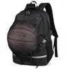 Outdoor Bags USB Basketball Bag Gym Large Capacity Waterproof Fitness Volleyball Football Backpack Sport Net Ball Men School Boys